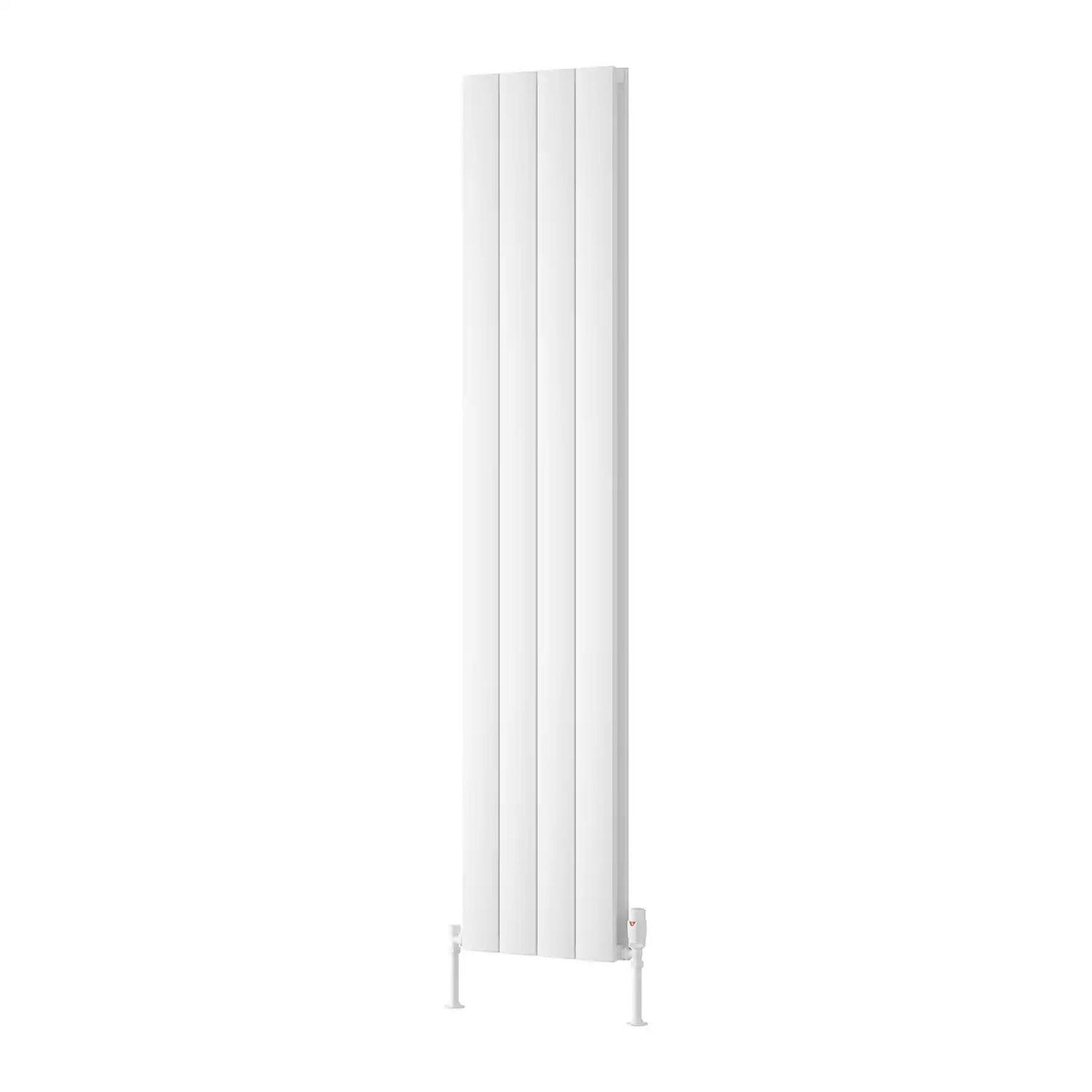LOCO 1800 X 375 White ALUMINIUM Vertical Radiator
