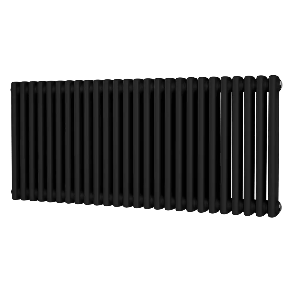 Traditional 2 Column Horizontal Radiator 500 x 1164 Black