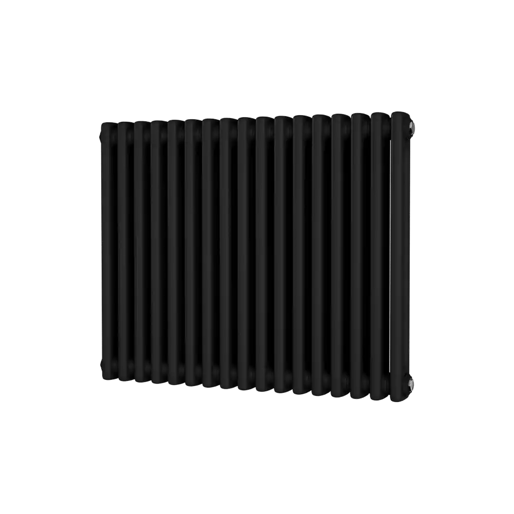 Traditional 2 Column Horizontal Radiator 600 x 768 Black