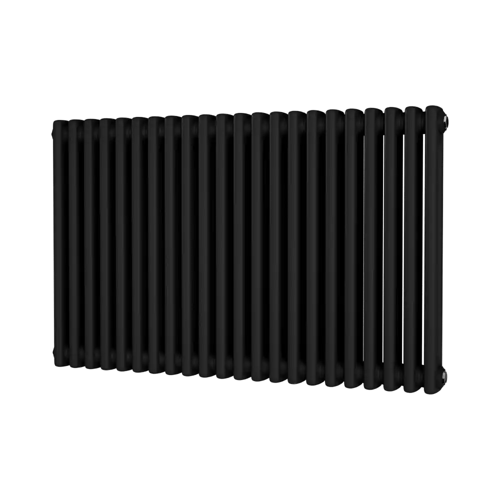 Traditional 2 Column Horizontal Radiator 600 x 988 Black