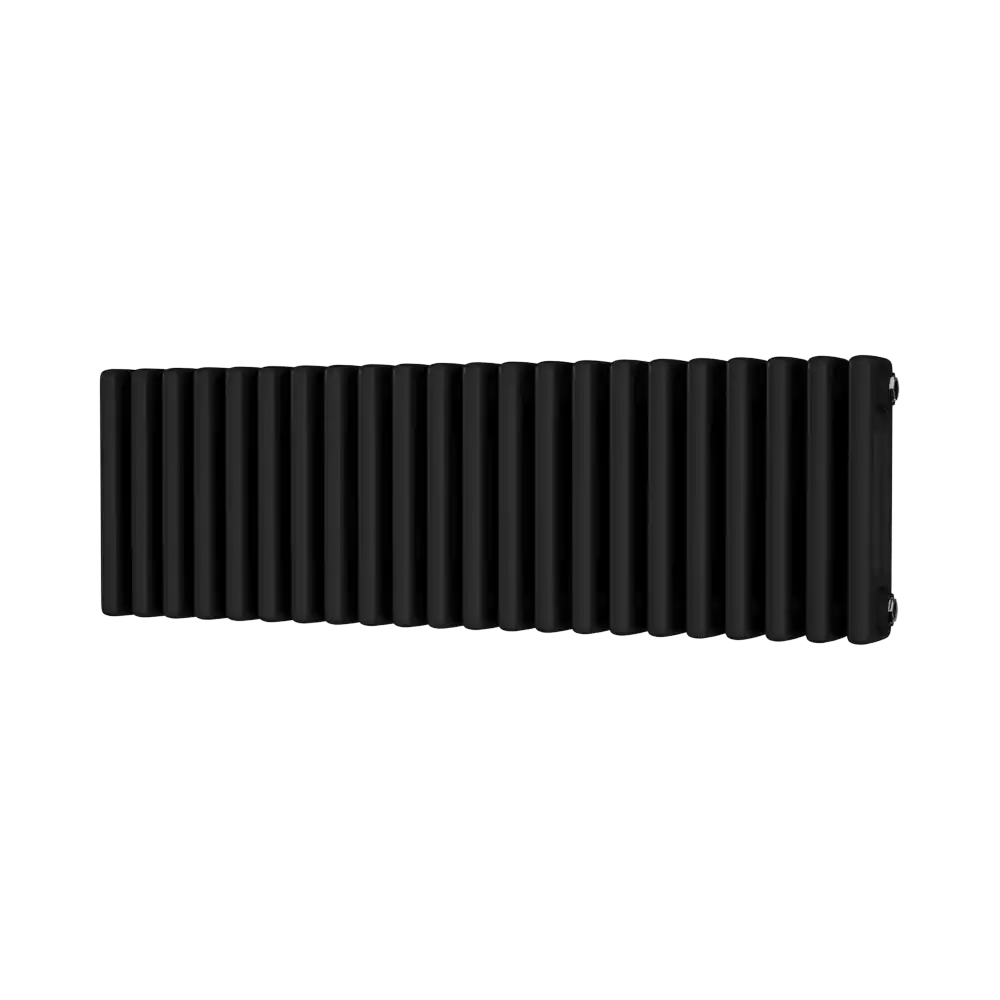 Black Low Level Designer Radiator - 3 Columns, 999mm Wide | 300mm High