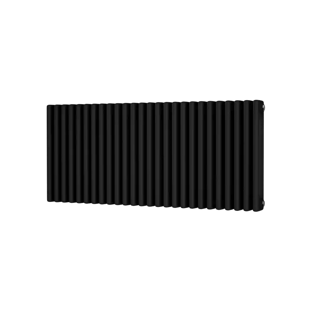 Black Traditional Radiator - 3 Columns, 1177mm Wide | 500mm High