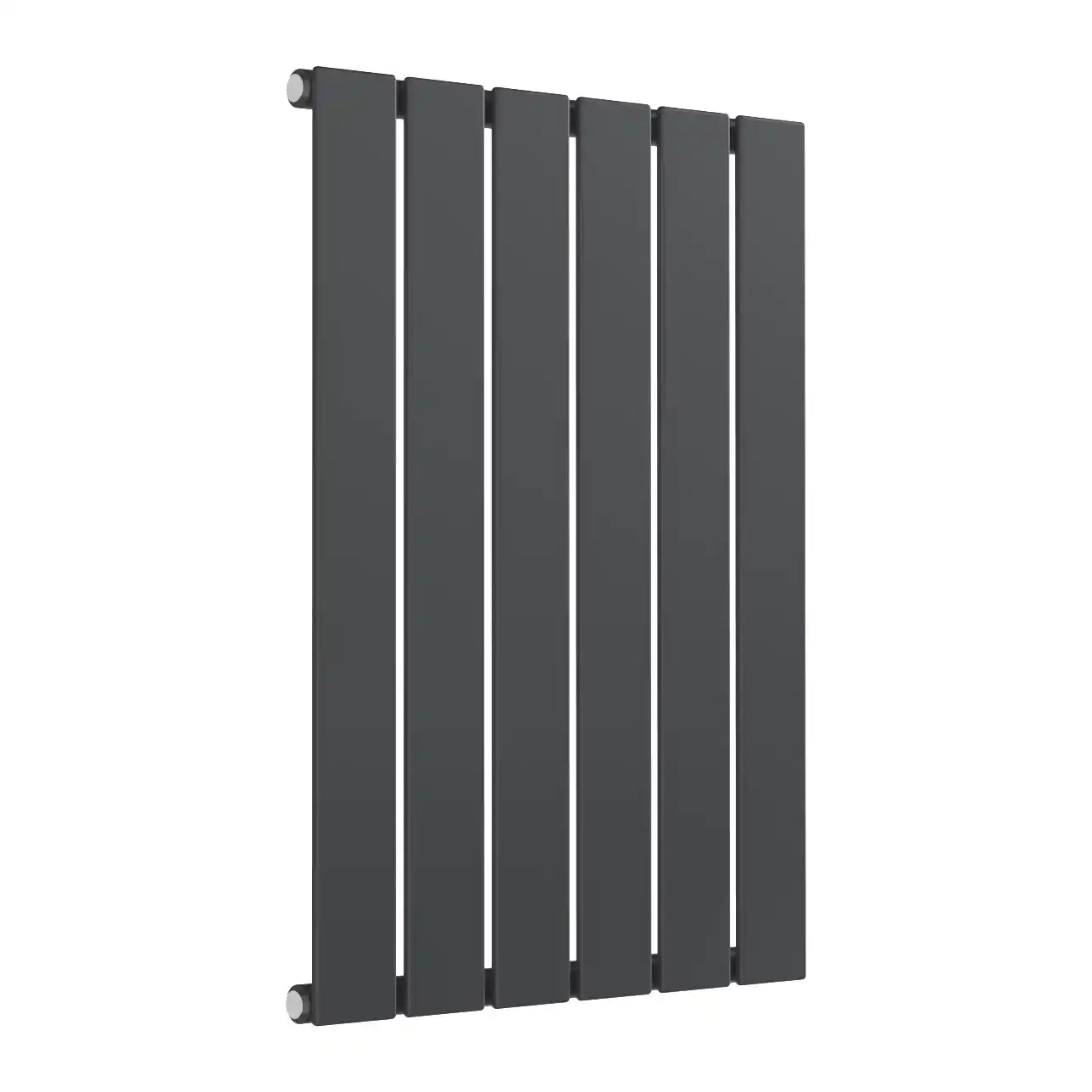600 X 440 FLAT Horizontal Anthracite Radiator - Single