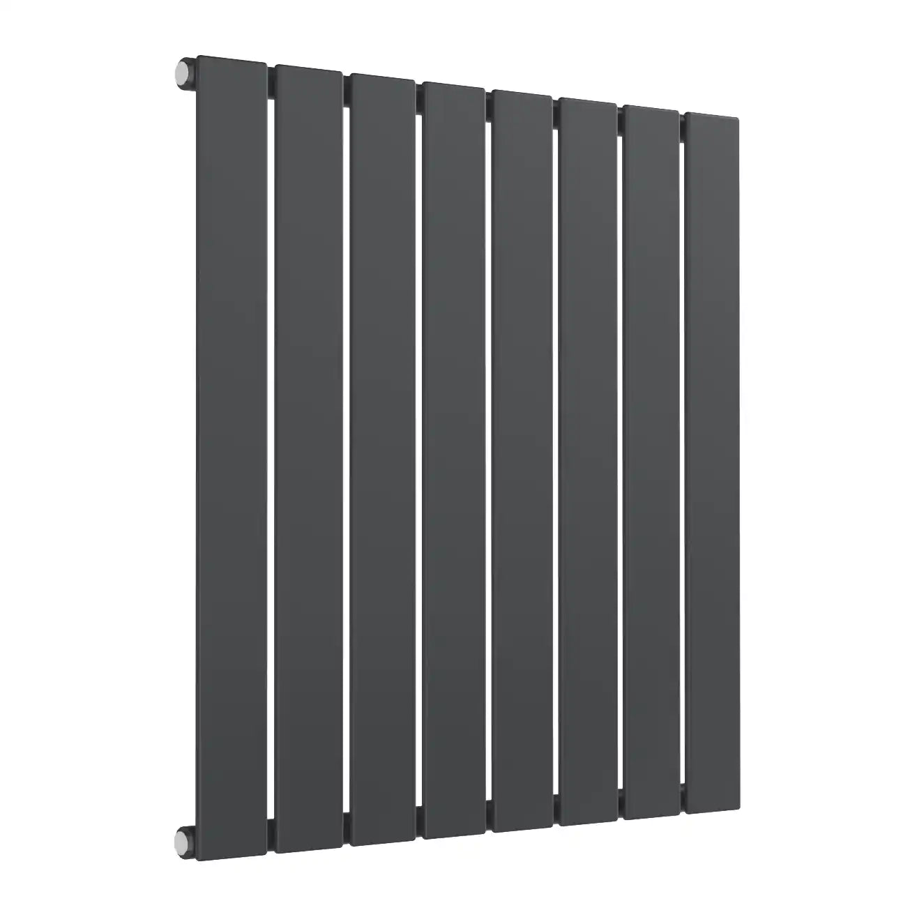 600 X 588 FLAT Horizontal Anthracite Radiator - Single