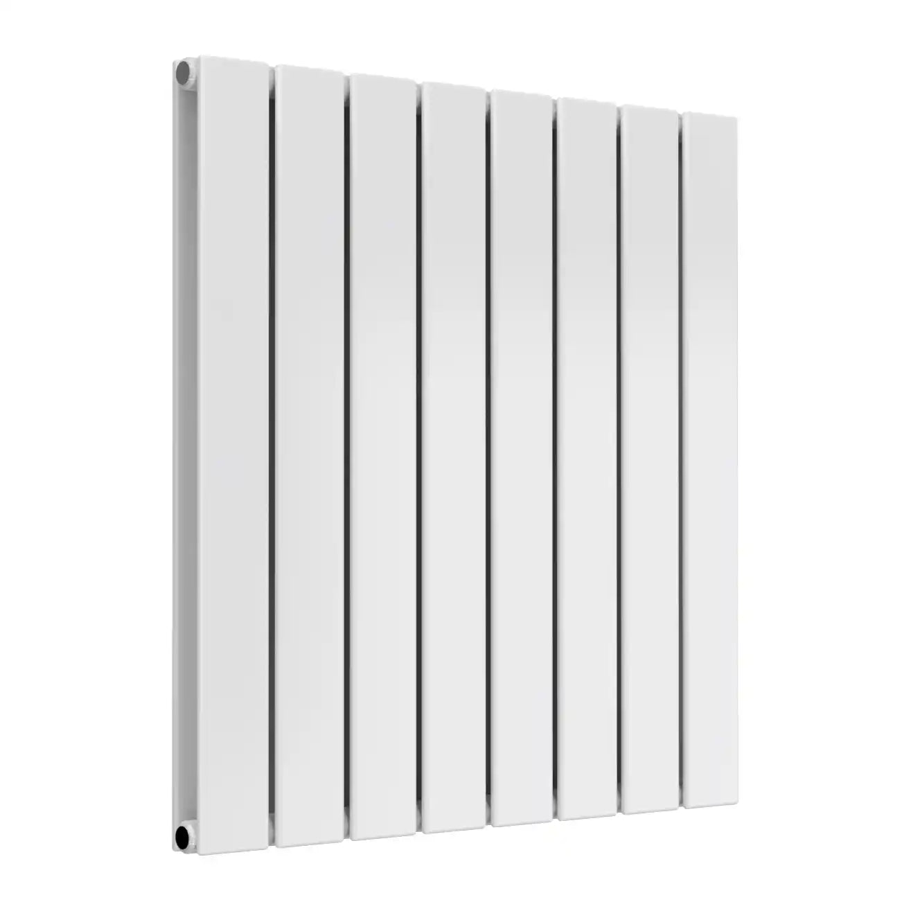 600 X 588 FLAT Horizontal White Radiator - Double