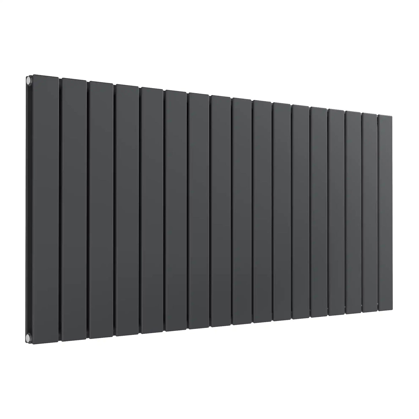 600 X 1254 FLAT Horizontal Anthracite Radiator - Double