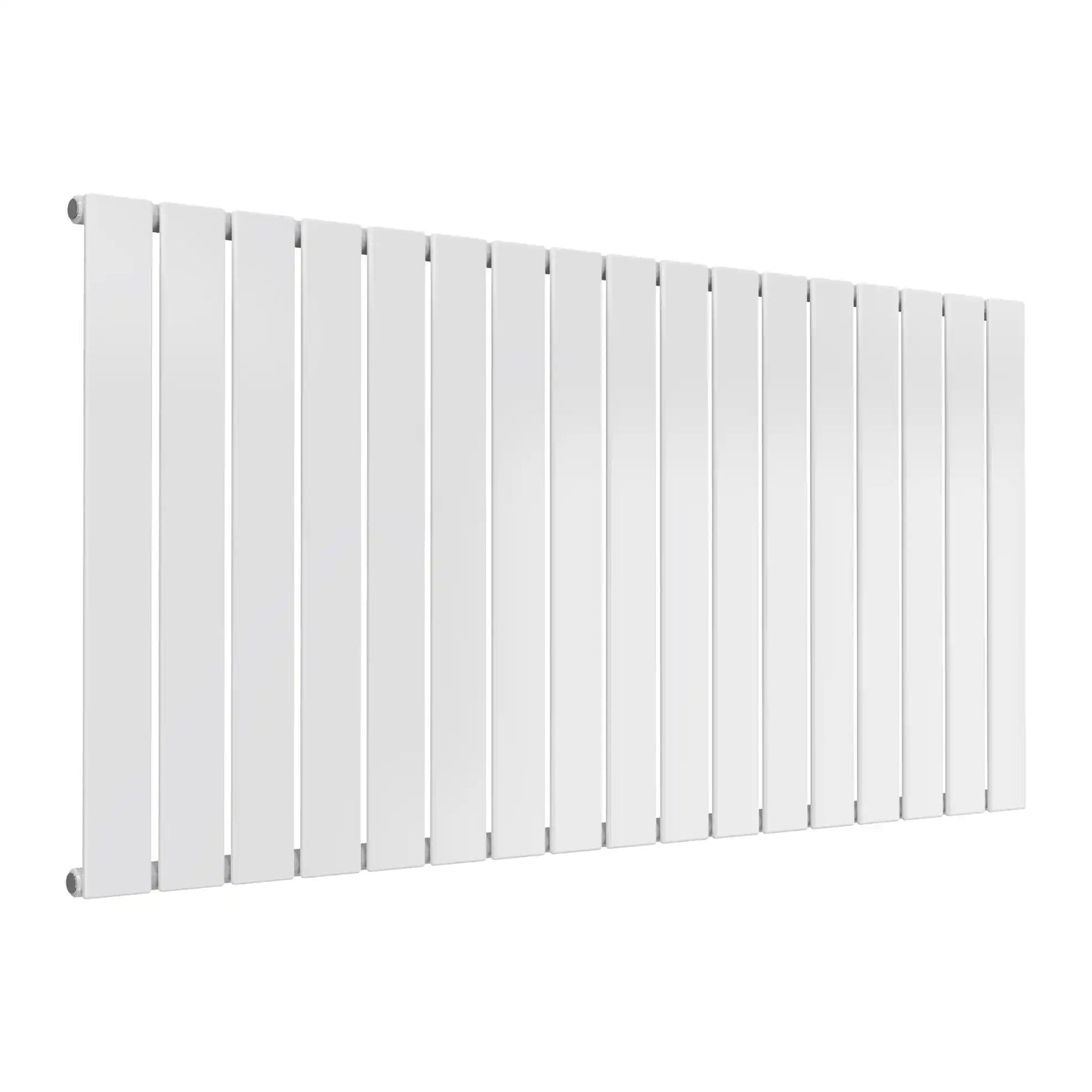 600 X 1254 FLAT Horizontal White Radiator - Single