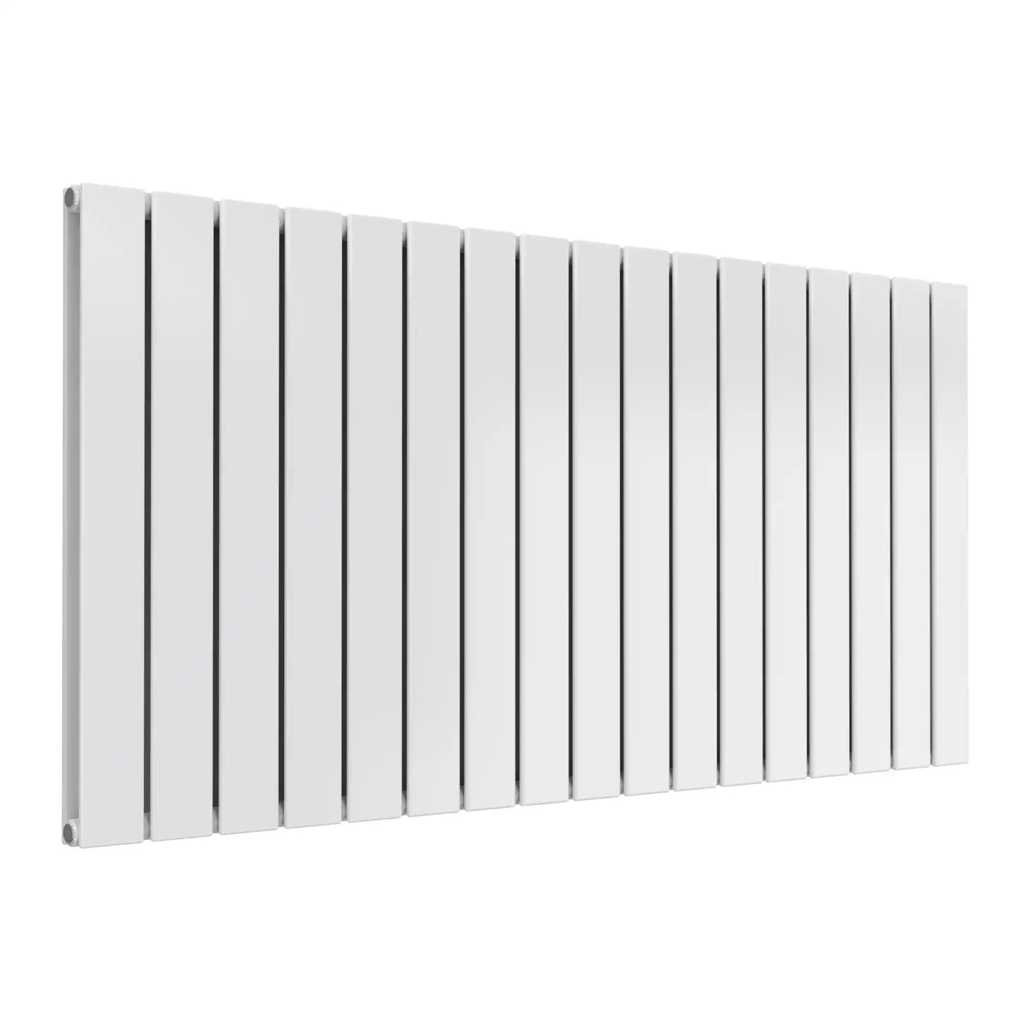 600 X 1254 FLAT Horizontal White Radiator - Double