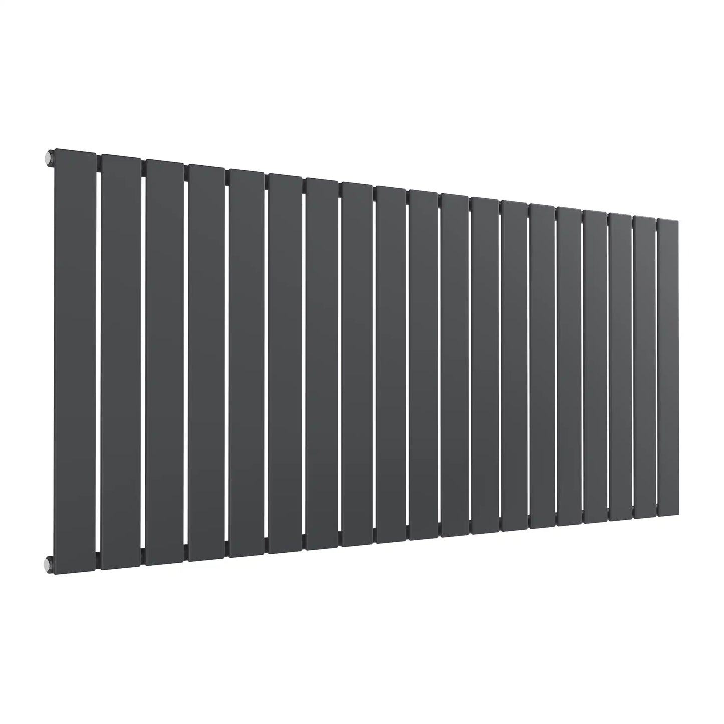 600 X 1402 FLAT Horizontal Anthracite Radiator - Single