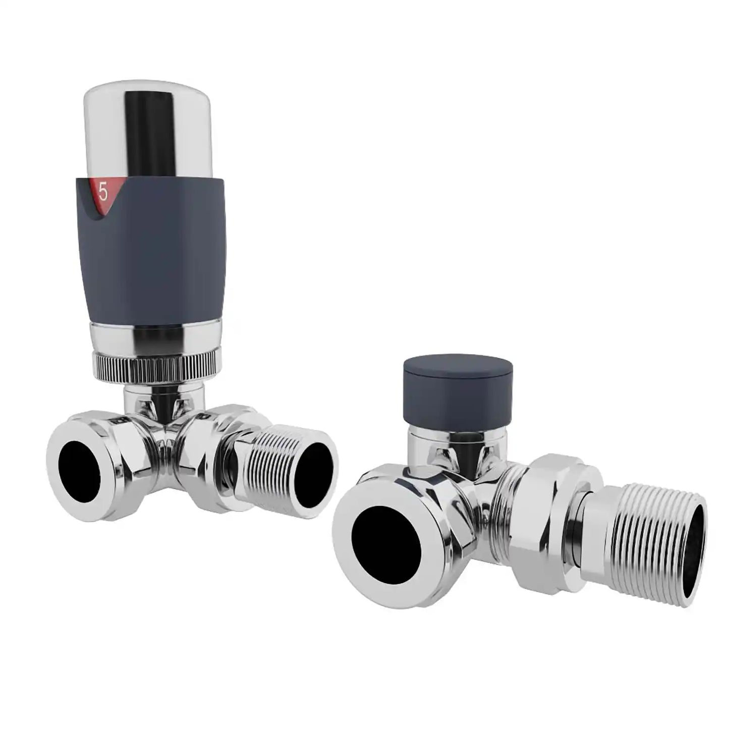 Anthracite/Chrome Corner TRV pack