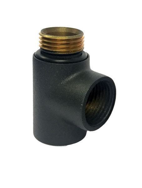T-Piece | Dual Fuel Adaptor in Anthracite - Tee Pipe