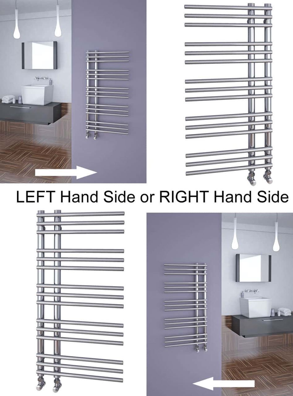 KETYA Designer Towel Radiator 500mm Wide | 900mm High