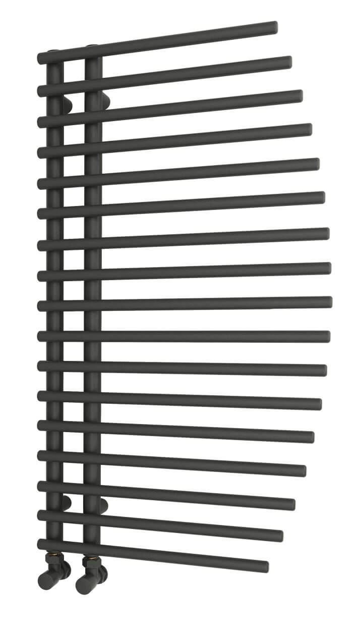 BESLANO Anthracite Towel Radiator 550mm Wide | 1000mm High