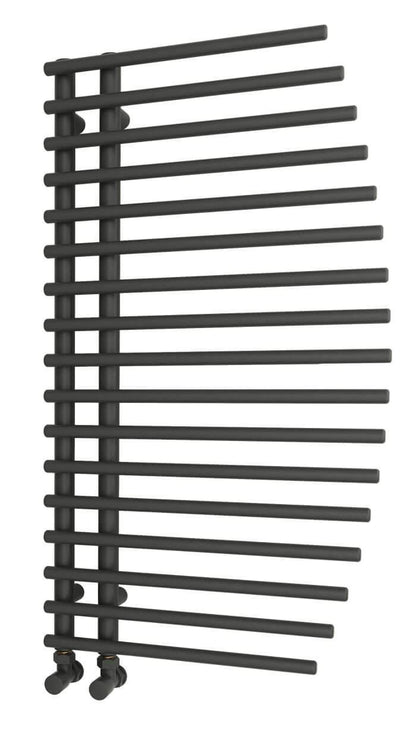 BESLANO Anthracite Towel Radiator 550mm Wide | 1000mm High