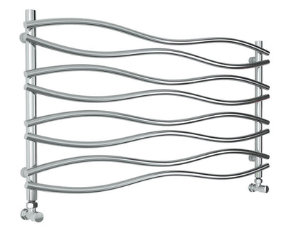 WAVE Designer Towel Radiator 1200mm (W) x 635mm (H) Chrome