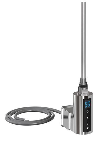 Thermostatic Heating Element with WiFi & 2/4hrs Booster - 600Watt Chrome