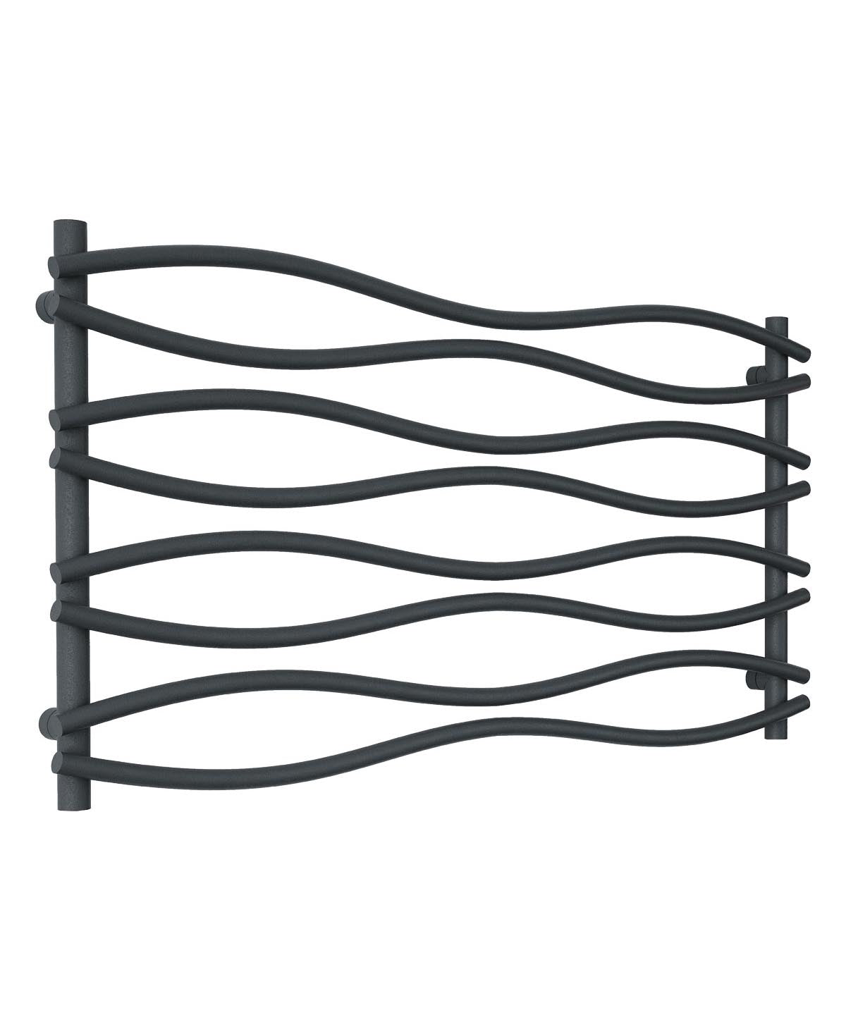 WAVE Designer Towel Radiator 1200mm (W) x 635mm (H) Anthracite