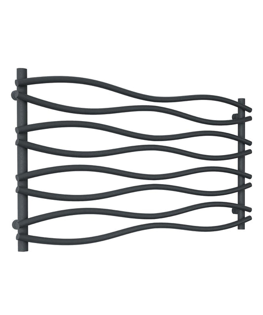 WAVE Designer Towel Radiator 1200mm (W) x 635mm (H) Anthracite