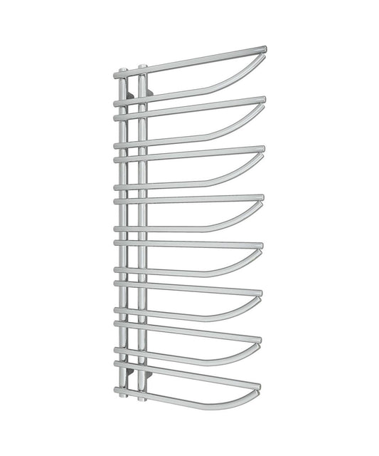 ENZANA Designer Towel Radiator Chrome 550mm (W) x 1250mm (H)