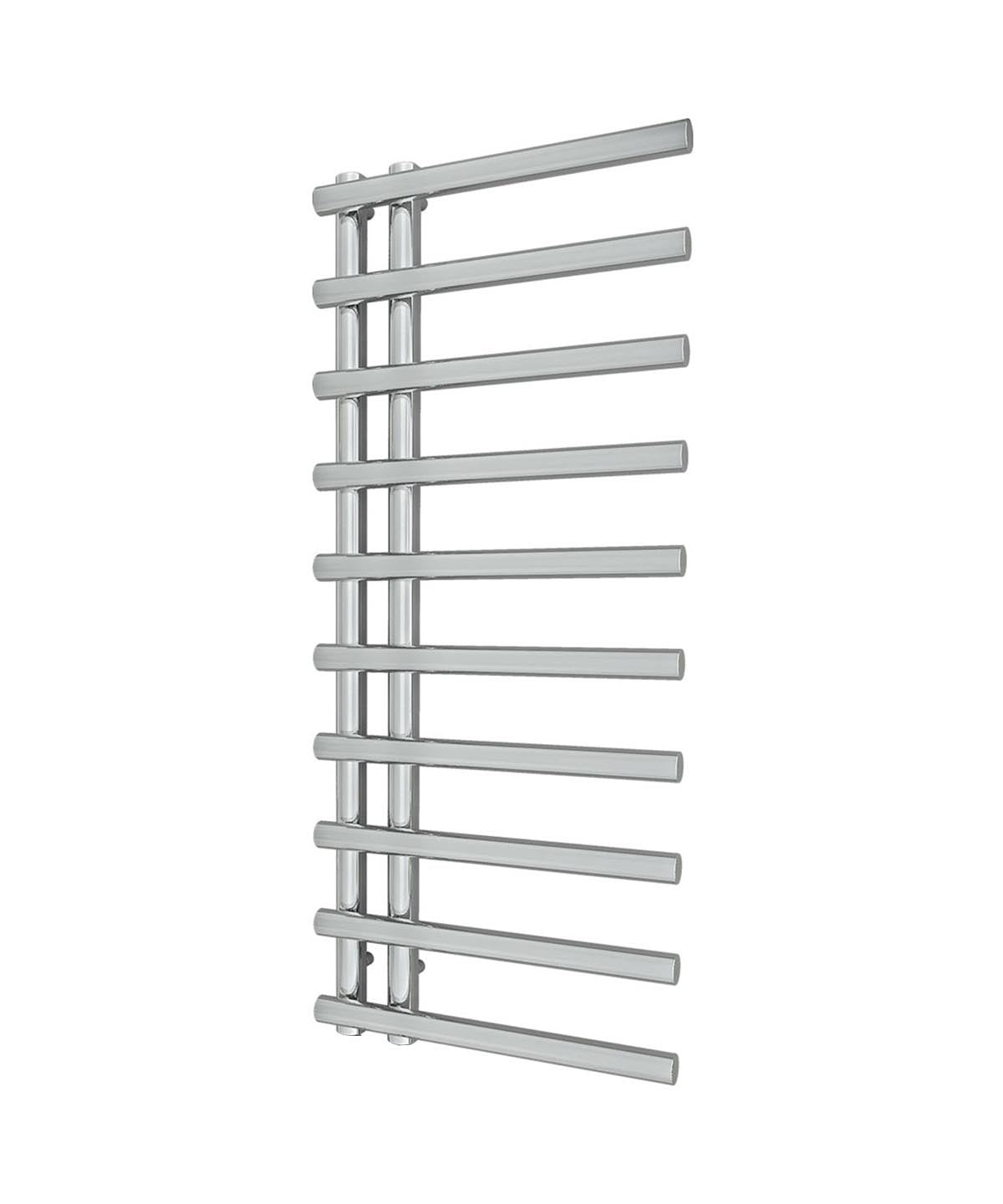 ELUS Designer Towel Radiator Chrome 500mm Wide 1200mm High