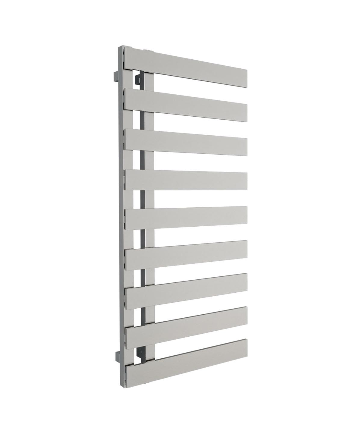EMRENO Designer Towel Radiator 500mm x 800mm | Open End Flat Chrome