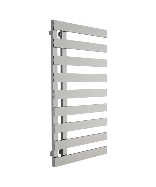 EMRENO Designer Towel Radiator 500mm x 1232mm | Open End Flat Chrome