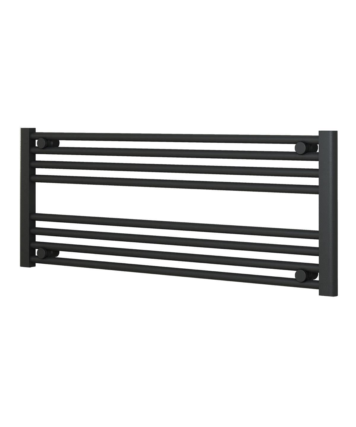 Horizontal Anthracite Towel Radiator 1000mm Wide | 400mm High