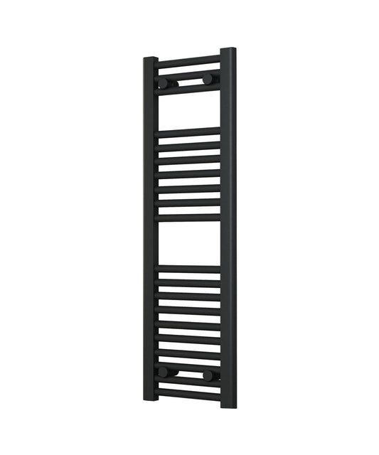 Slim Anthracite Towel Radiator 300mm Wide | 1000mm High