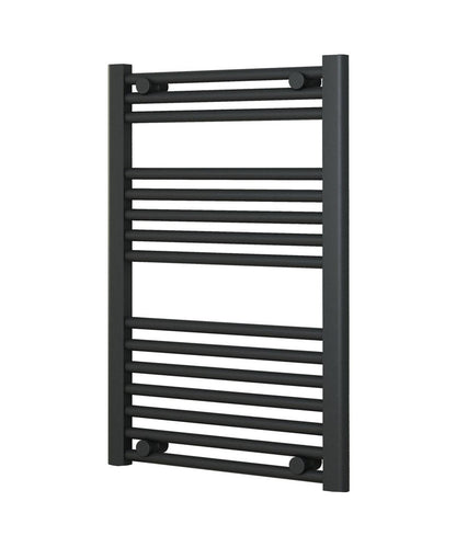 Small Anthracite Towel Radiator 500mm Wide | 750mm High