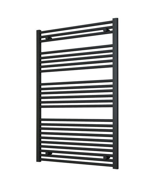 Ladder Anthracite Towel Radiator 800mm Wide | 1200mm High