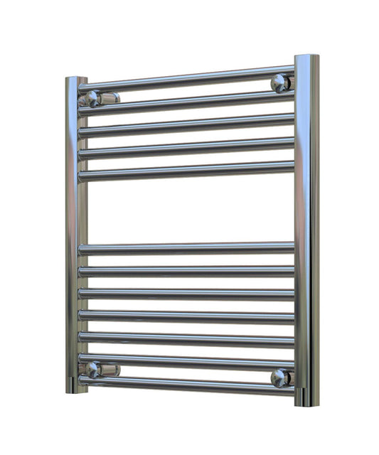 Small Chrome Towel Radiator 600mm Wide | 600mm High