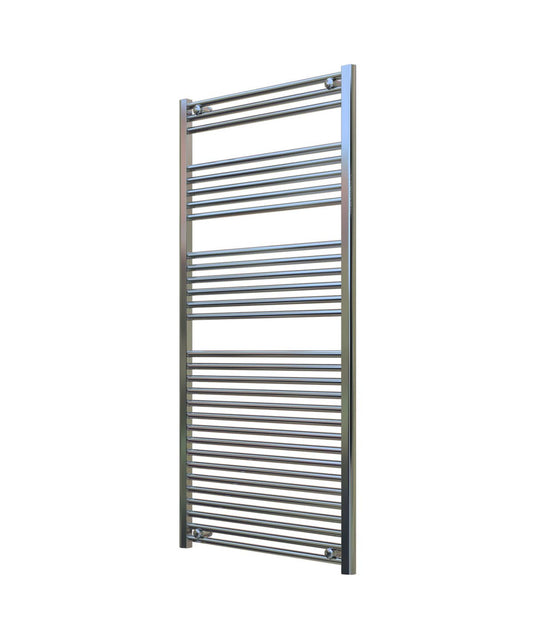 Large Chrome Towel Radiator 700mm Wide | 1500mm High
