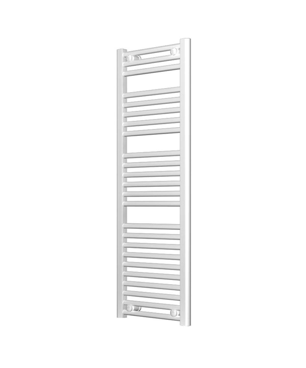 Ladder White Heated Towel Rail 400mm Wide | 1150mm High
