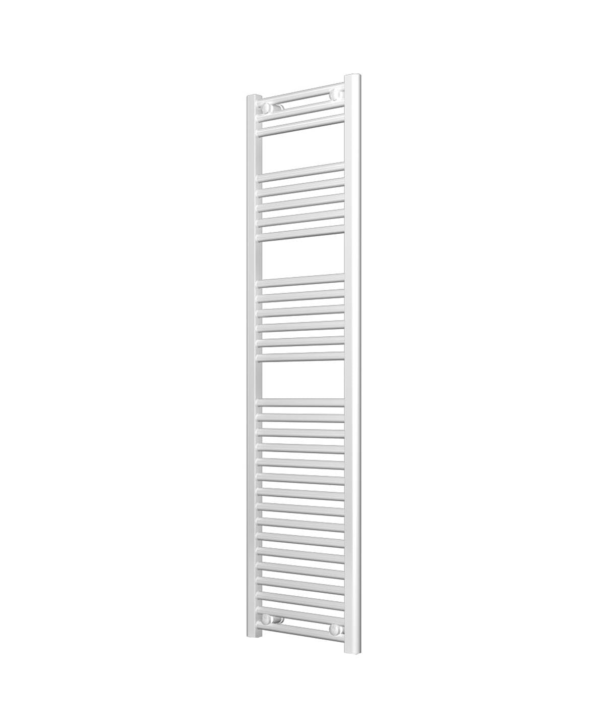 Ladder White Heated Towel Rail 400mm Wide | 1500mm High