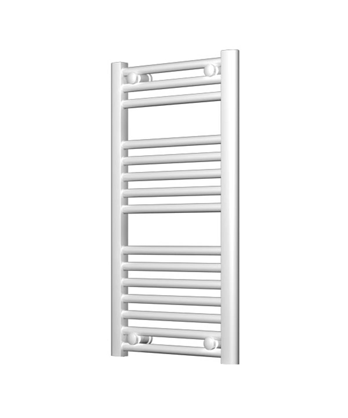 Small White Heated Towel Rail 400mm Wide | 750mm High