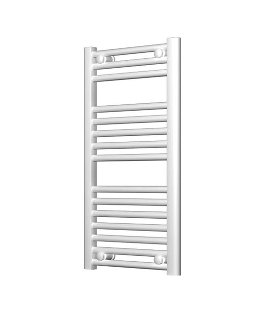 Small White Heated Towel Rail 400mm Wide | 750mm High