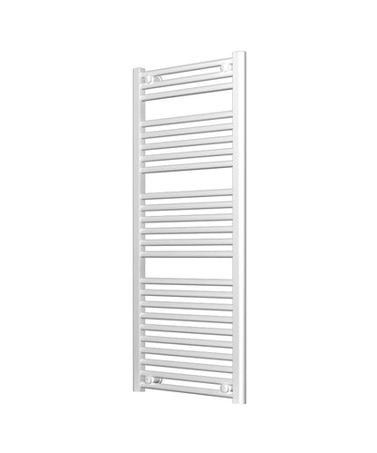 Ladder White Heated Towel Rail 500mm Wide | 1150mm High