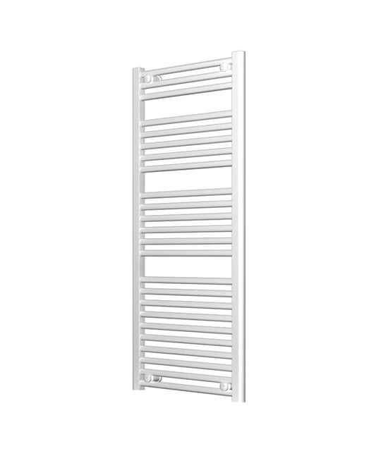 Ladder White Heated Towel Rail 500mm Wide | 1150mm High