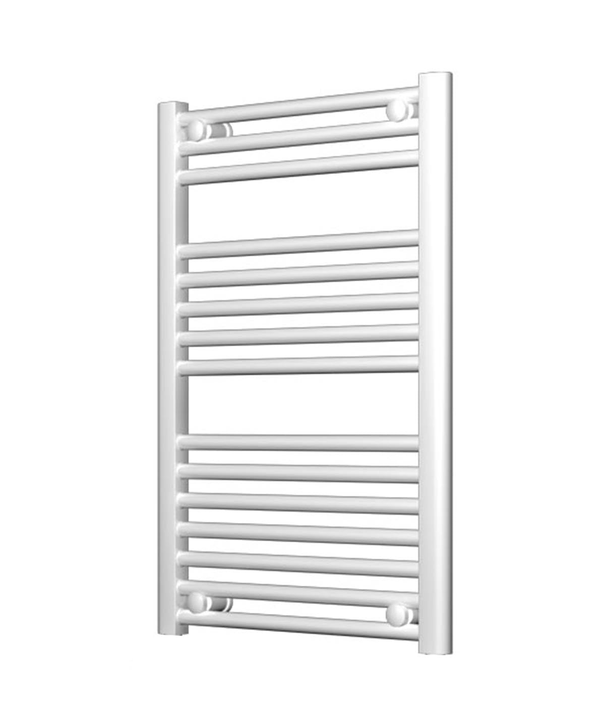 Small White Heated Towel Rail 500mm Wide | 750mm High