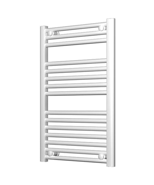 Small White Heated Towel Rail 500mm Wide | 750mm High