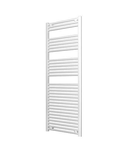 Ladder White Heated Towel Rail 600mm Wide | 1500mm High