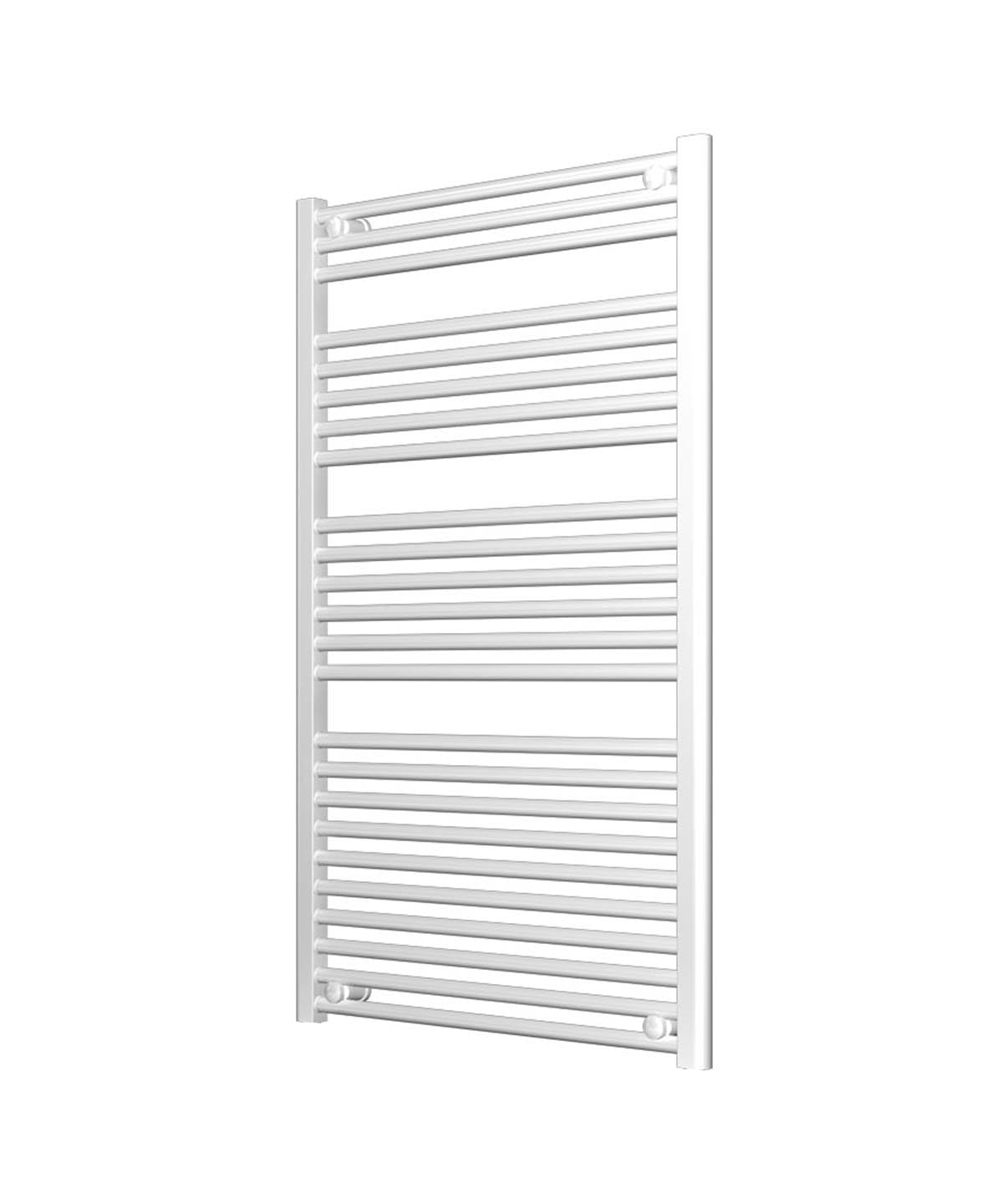Ladder White Heated Towel Rail 700mm Wide | 1150mm High