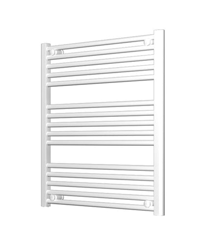 Small White Heated Towel Rail 700mm Wide | 750mm High