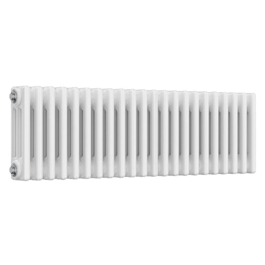 White Designer Radiator - 3 Columns, 1010mm Wide | 300mm High