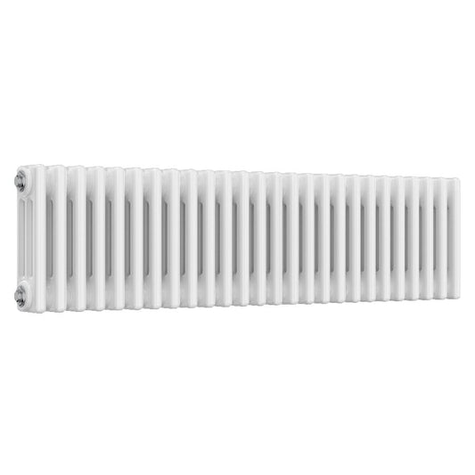 White Designer Radiator - 3 Columns, 1190mm Wide | 300mm High