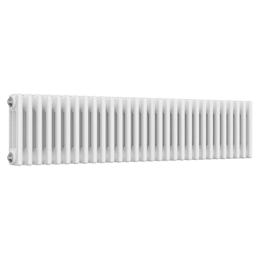 White Designer Radiator - 3 Columns, 1370mm Wide | 300mm High