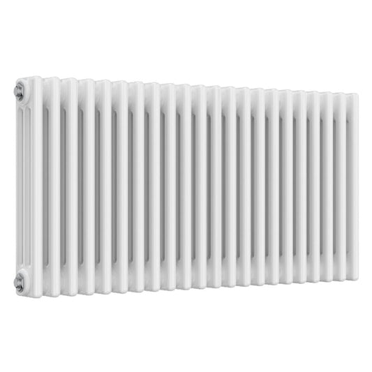 White Designer Radiator - 3 Columns, 1010mm Wide | 500mm High
