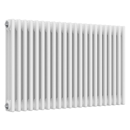 White Designer Radiator - 3 Columns, 1010mm Wide | 600mm High
