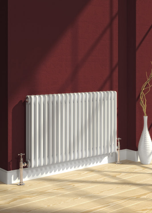 COLONA 600mm X 1370mm 3 COLUMN WHITE RADIATOR