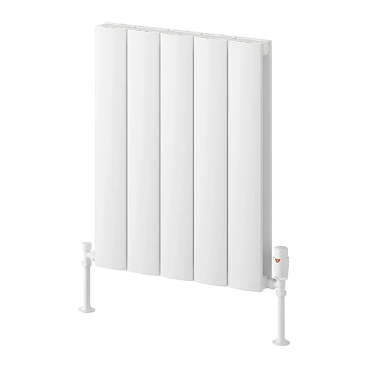 LOCO 600 X 470 White ALUMINIUM Radiator